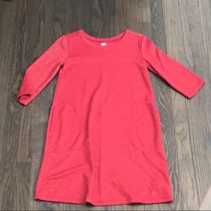 Red and gold girls dress